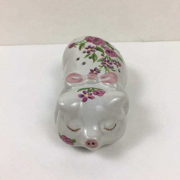 VTG Avon Pampered Pig Ceramic Pomander Fragrance Holder Box - Picture 4 of 9